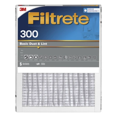 Basic Dust & Lint Reduction Pleated Air Filter, 3 Months, 16x20x1-In.