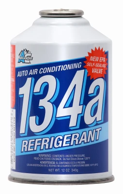 Premium A/C Refrigerant Recharge Kit, 12 oz.