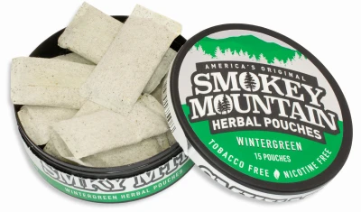 Caffeinated Pouches Wintergreen Flavor 15 Count