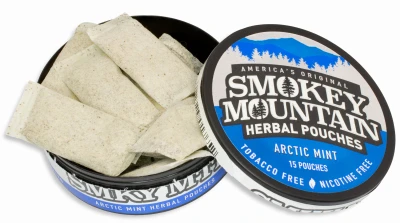Caffeinated Energy Pouches Arctic Mint Flavor 15 Count Pack