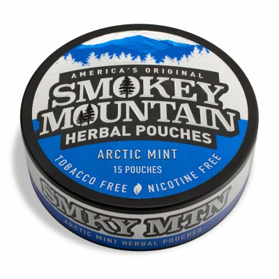 Caffeinated Energy Pouches Arctic Mint Flavor 15 Count Pack