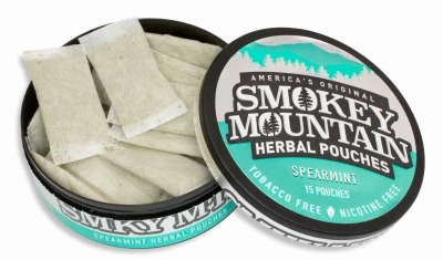 Caffeinated Energy Pouches Spearmint Flavor 15 Count