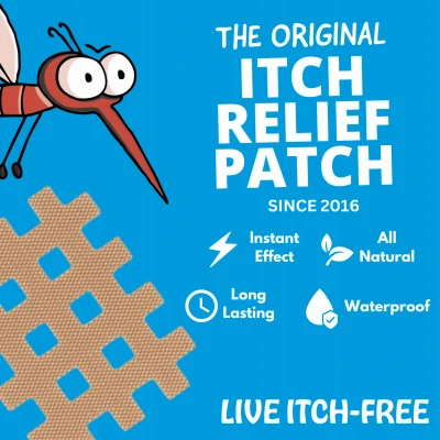 Itch-Relief Patches in Sliding Lid Box, 24 Count