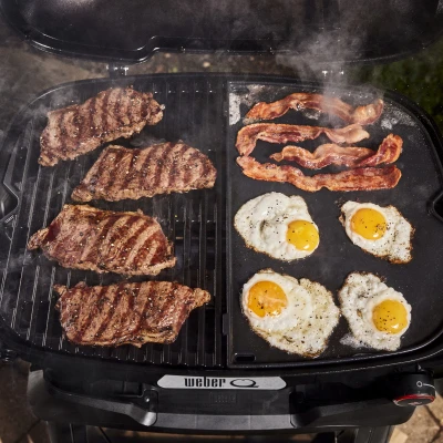 Q Porcelain Enameled Half Size Griddle with Durable Nonstick Surface