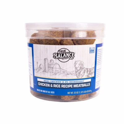 Chicken And Rice Meatball Dog Treats, 22 Ounce Package