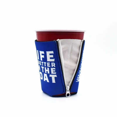 Life Is Better On The Boat Blue Adjustable Can Koozie - Model 19011-04390