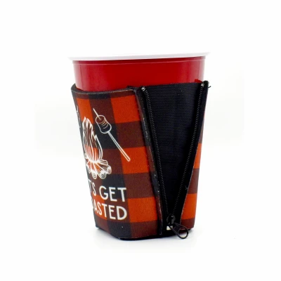 Let's Get Toasted Beverage Can Koozie Insulator Sleeve