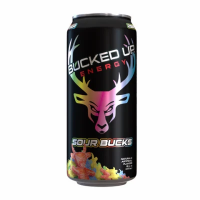 Sour Bucks Energy Drink 16 Ounce Can