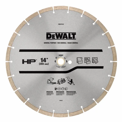 Hp 14 Inch Diamond Circular Saw Blade For Concrete, Brick, And Block Cutting