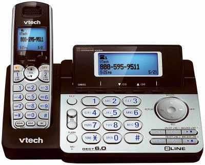 Ds6151 Dect 6.0 2-line Expandable Cordless Phone System With Digital Answering