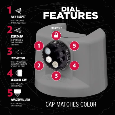 Stops Rust Custom Spray Paint 5-in-1 Rust Preventative, Satin Coastal Gray, 12 Ounce
