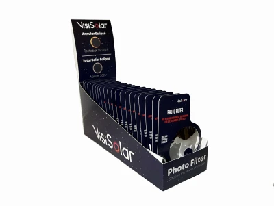 Solar Eclipse Photo Filter Lens for Safe Solar Viewing and Photography