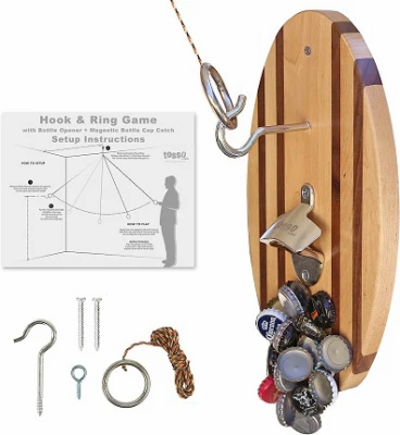 Hook & Ring Game, with Bottle Opener