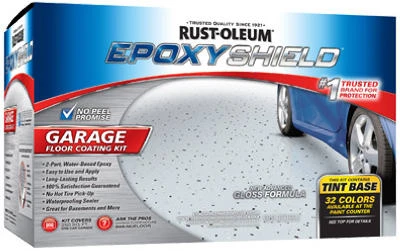 EpoxyShield Resin Garage Floor Paint Kit, Gray