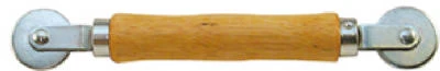 Screen Spline Rolling Tool, Wood Handle, Steel Wheels