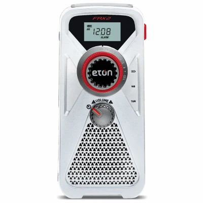 American Red Cross AM/FM Weather Radio, Solar & Hand Crank Power