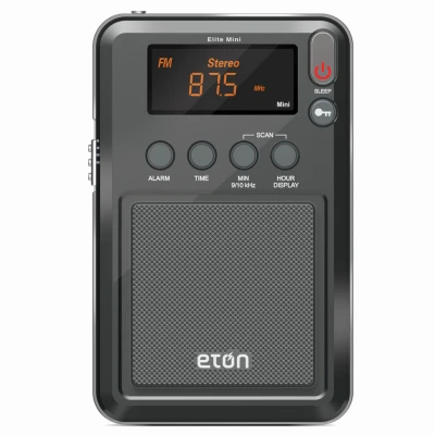 Elite Mini Compact Radio, AM/FM Shortwave, Digital Tuner