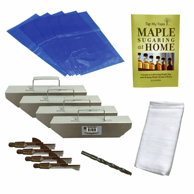 4 Tap Beginners Sap Bag Holder Kit
