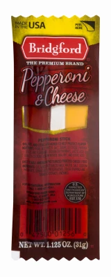 Pepperoni & Cheese Snack, 1.125 Ounce - Perfect For Outdoor Adventures