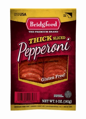 Thick Sliced Pepperoni, 5 Oz. - Perfect For Camping And Outdoor Activities