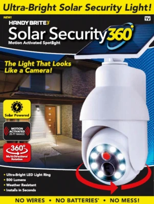 Solar Security 360 Degree Motion-Activated Spotlight