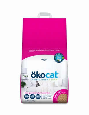 Super Soft Natural Wood Fiber Cat Litter, 10.6 Lbs.