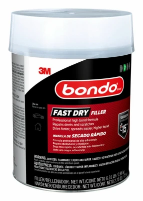 Fast Dry Body Filler, One Gallon Container, High Performance Automotive Repair