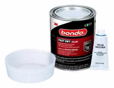 Fast Dry Body Filler, One Gallon Container, High Performance Automotive Repair