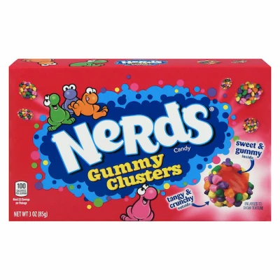 Nerds Clusters Candy Theater Box 3 Oz. - Delicious Sweet Treat