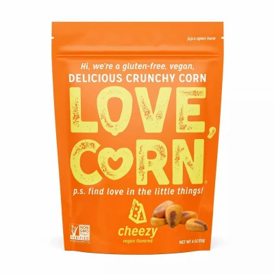 Cheezy Snack, 4 Ounce Bag - Deliciously Crunchy Corn Snack
