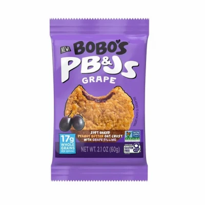 Oat Bars Grape Peanut Butter & Jelly. 2.1 oz.