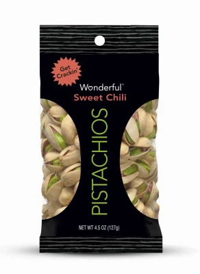 Pistachios, Sweet Chili, 4.5 oz.