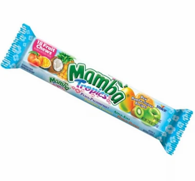 Tropics Fruit Chews Candy, 2.8 Ounce Package