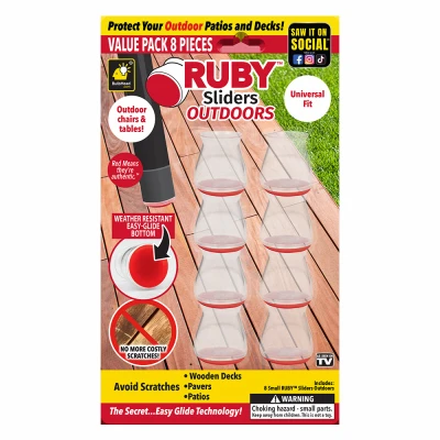 Outdoor Furniture Leg Sliders, 8-Pk.