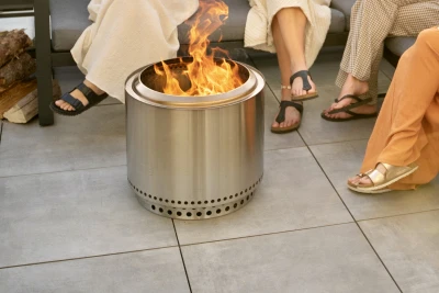 Bonfire Plus Stand 2.0 Smokeless Fire Pit Stainless Steel 19.5 Inch Diameter