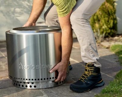 Bonfire Plus Stand 2.0 Smokeless Fire Pit Stainless Steel 19.5 Inch Diameter