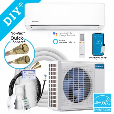 DIY 4th Generation Ductless Mini-Split AC & Heat Pump, 12,000 BTU