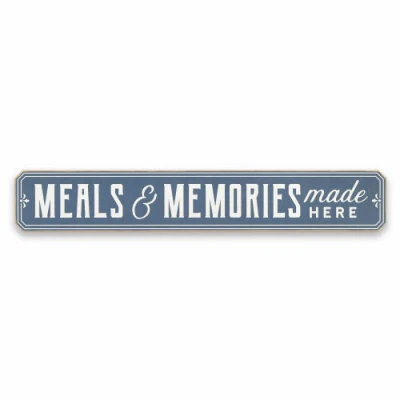 Meals And Memories Wooden Sign, 28 X 5 Inches, Model 90214819