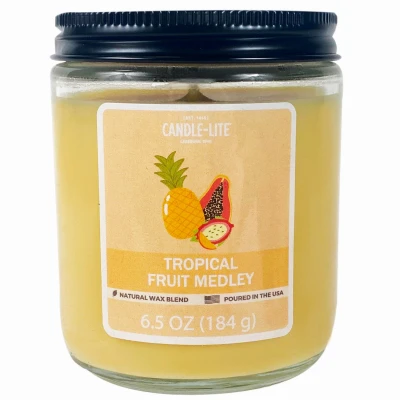 Tropical Fruit Medley Scented Candle, 6.5 oz. Jar