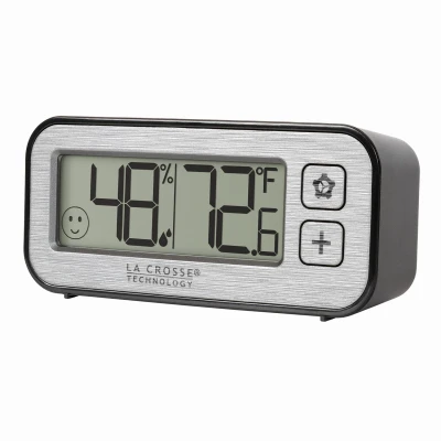 Mini Digital Clock with Temperature and Humidity Display and Magnetic Back