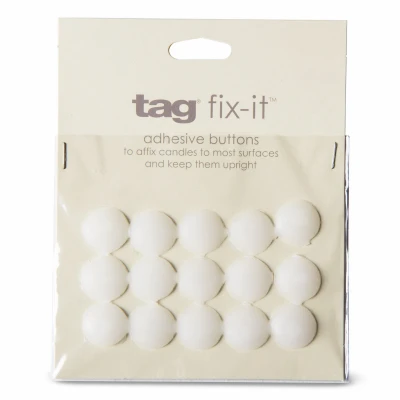 Adhesive Candle Buttons, Holds Candle in Place, 15-Pk.