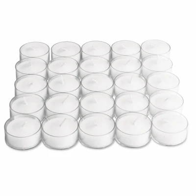 Tealight Candles, 3-Hour Burn Time, 25-Pk.