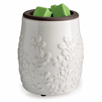 Mason Jar Plug-In Fragrance Warmer with Silicone Dish, Willow Design