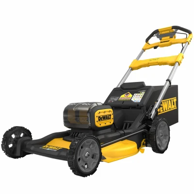 2x20-Volt Self-Propelled RWD Cordless 3-in-1 Lawn Mower, Dual Blades, Brushless Motor, 21 In. Deck