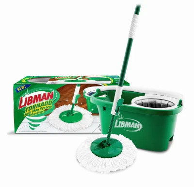 Tornado Spin Mop & Bucket, Microfiber Mop Head