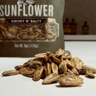 Sunflower Spittin Seeds Smoky and Salty Flavor 6 Ounce Pack
