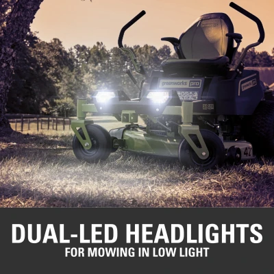 80-Volt Cordless Zero Turn Riding Lawn Mower with 42 Inch Cutting Deck