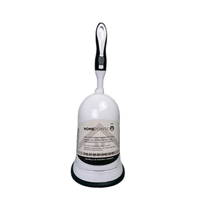 Toilet Brush And Caddy Set With Ergonomic Handle And Durable Bristles