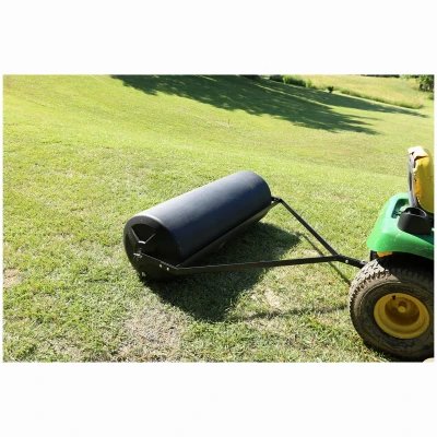 Poly Lawn Roller 18 Inch Diameter by 48 Inch Width Durable Garden Roller