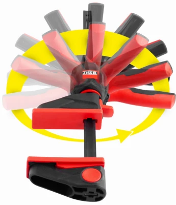 One-Hand Trigger Clamp with Full Rotating Handle and 36 Inch Bar